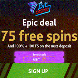 7bit casino 75 freespins nodeposit