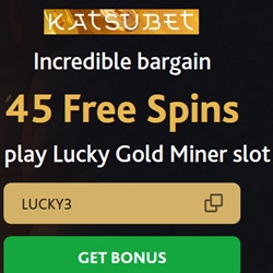 Katsubet Casino 45 freespins exclusive