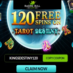 Ragingbull casino exclusive 120 freespins