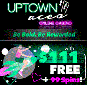 uptownaces casino March 2024 promo pack