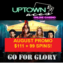 Uptown Aces casino AUGUST2024 Exclusive Bonus Pack