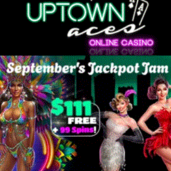 Uptown Aces casino SEPT2024 Exclusive Bonus Pack