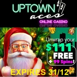 Uptown Aces casino DEC 2024 Exclusive Bonus Pack